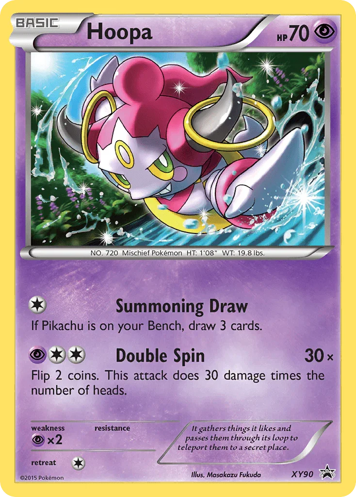 Holofoil, Promo, Psychic, Psychic [x2], XY90, XY: Black Star Promos Hoopa (XY90) (Collector Chest) [XY: Black Star Promos] - Trading Card World