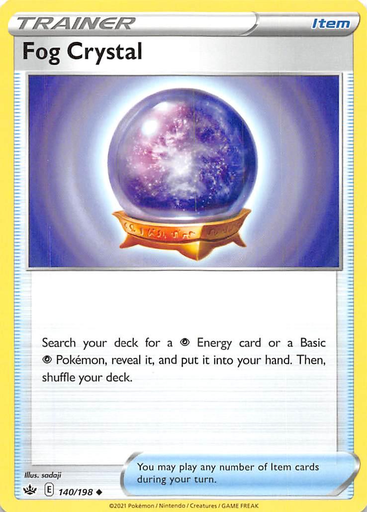140, Item, Normal, Reverse Holofoil, Sword & Shield: Chilling Reign, Uncommon Fog Crystal (140/198) [Sword & Shield: Chilling Reign] - Trading Card World