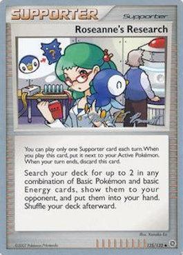 125, Normal, Supporter, Uncommon, World Championships 2010 Roseanne's Research (125/132) (Boltevoir - Michael Pramawat) [World Championships 2010] - Trading Card World