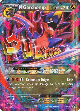Dragon, Fairy[x2], Holofoil, Promo, XY168, XY: Black Star Promos M Garchomp EX (XY168) (Jumbo Card) [XY: Black Star Promos] - Trading Card World