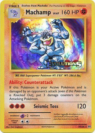 59, Fighting, Holofoil, Promo, Psychic[×2], XY: Black Star Promos Machamp (59/108) (XY Evolutions Prerelease) [XY: Black Star Promos] - Trading Card World