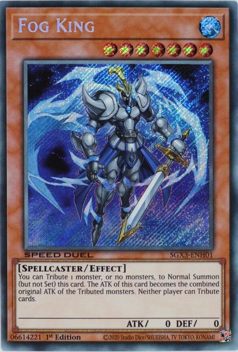 1st Edition, Effect Monster, Secret Rare, Speed Duel GX: Duelists of Shadows, Spellcaster, Water Fog King [SGX3-ENH01] Secret Rare - Trading Card World