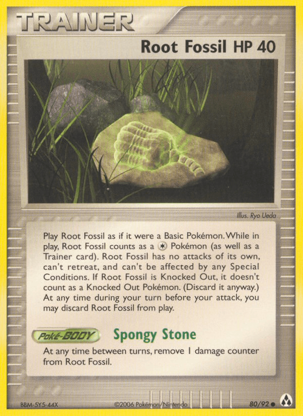 80, Common, EX: Legend Maker, Item, Normal Root Fossil (80/92) [EX: Legend Maker] - Trading Card World