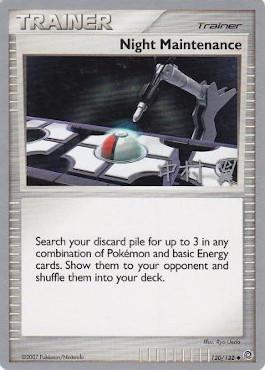 120, Normal, Trainer, Uncommon, World Championships 2009 Night Maintenance (120/132) (Crowned Tiger - Tsubasa Nakamura) [World Championships 2009] - Trading Card World