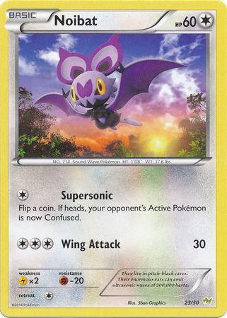 23, Colorless, Fighting[-20], Lightning[×2], Normal, Promo, XY: Trainer Kit - Noivern Noibat (23/30) [XY: Trainer Kit - Noivern] - Trading Card World