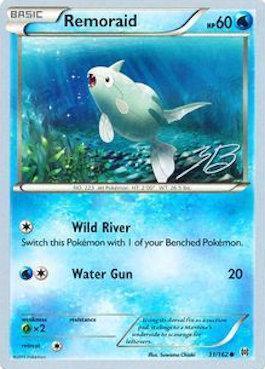 32, Common, Grass[×2], Normal, Water, World Championships 2017 Remoraid (32/162) (Ice Path FTW - Zachary Bokhari) [World Championships 2017] - Trading Card World