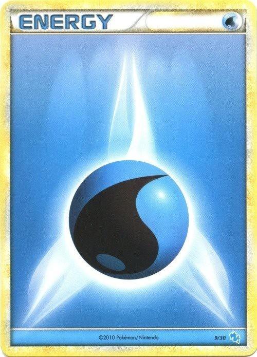 HeartGold & SoulSilver: Trainer Kit - Gyarados, Normal, Promo, Water Water Energy (9/30) [HeartGold & SoulSilver: Trainer Kit - Gyarados] - Trading Card World