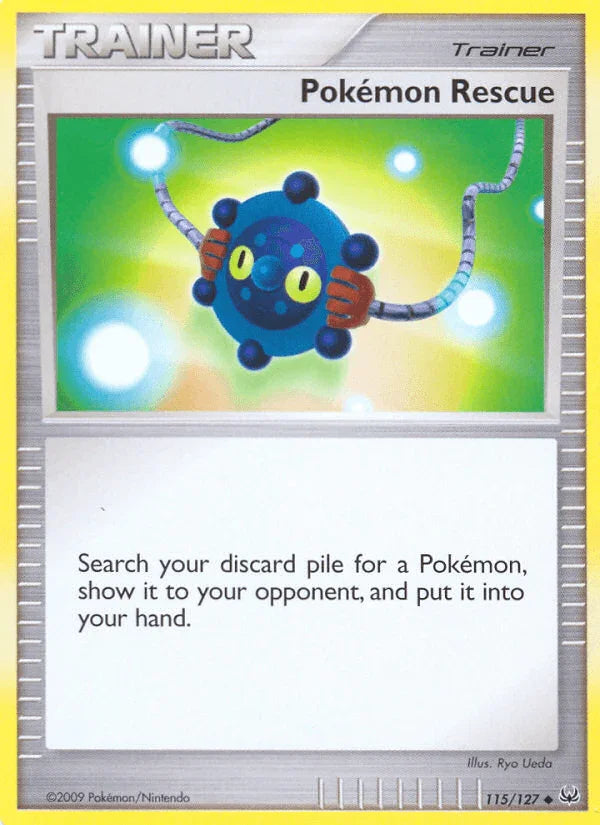 115, Item, Normal, Platinum: Base Set, Reverse Holofoil, Uncommon Pokemon Rescue (115/127) [Platinum: Base Set] - Trading Card World