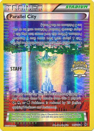 145, Promo, Reverse Holofoil, Stadium, XY: BREAKthrough Parallel City (145/162) (Championship Promo Staff) [XY: BREAKthrough] - Trading Card World