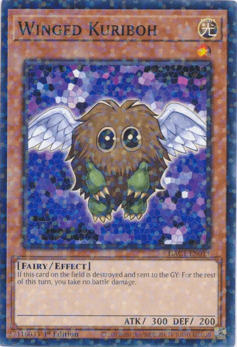 1st Edition, Common, Effect Monster, Fairy, Hidden Arsenal: Chapter 1, Light Winged Kuriboh (Duel Terminal) [HAC1-EN013] Common - Trading Card World