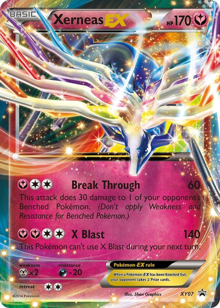 Darkness [-20], Fairy, Holofoil, Metal [x2], Promo, XY07, XY: Black Star Promos Xerneas EX (XY07) [XY: Black Star Promos] - Trading Card World