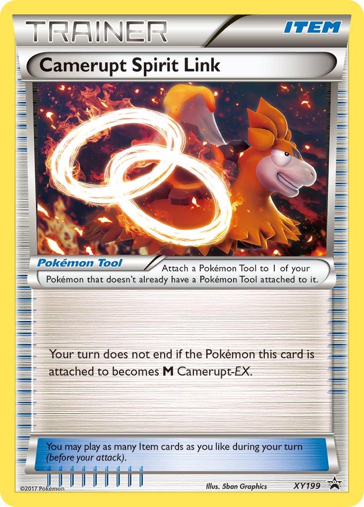 Item, Normal, Promo, XY199, XY: Black Star Promos Camerupt Spirit Link (XY199) [XY: Black Star Promos] - Trading Card World