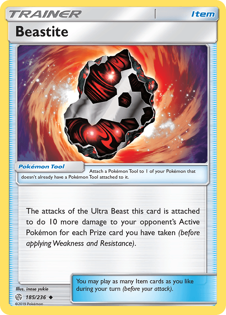 185, Item, Normal, Reverse Holofoil, Sun & Moon: Cosmic Eclipse, Uncommon Beastite (185/236) [Sun & Moon: Cosmic Eclipse] - Trading Card World