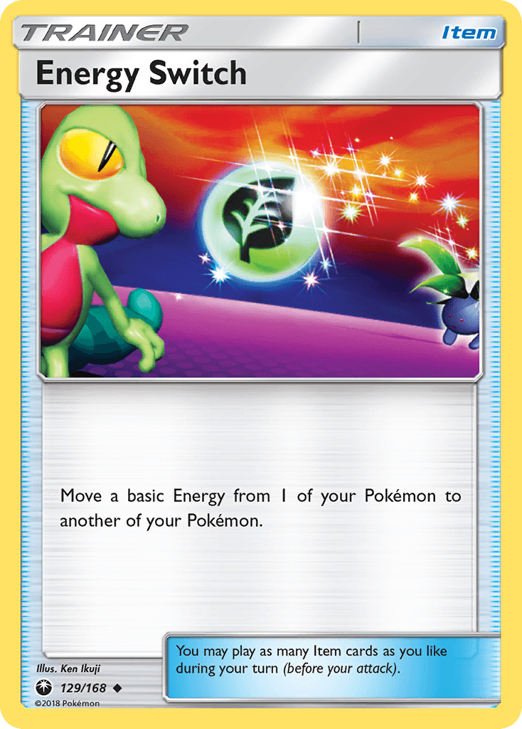 129, Item, Normal, Reverse Holofoil, Sun & Moon: Celestial Storm, Uncommon Energy Switch (129/168) [Sun & Moon: Celestial Storm] - Trading Card World