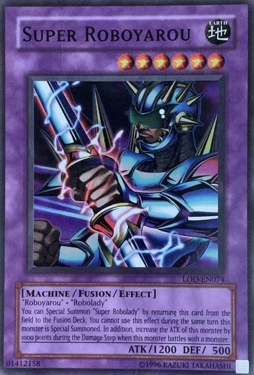 Common, Earth, Fusion/Effect Monster, Legacy of Darkness, Machine, Unlimited Super Roboyarou [LOD-EN074] Common - Trading Card World