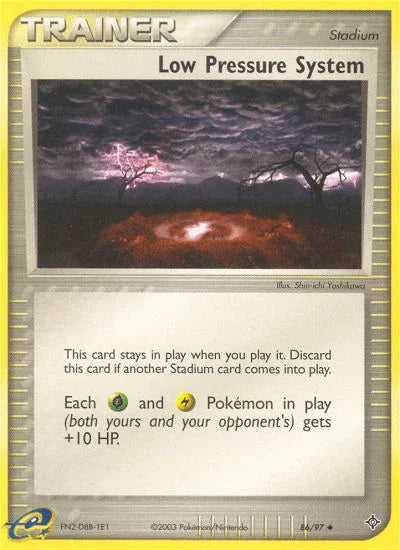 86, EX: Dragon, Normal, Reverse Holofoil, Stadium, Uncommon Low Pressure System (86/97) [EX: Dragon] - Trading Card World