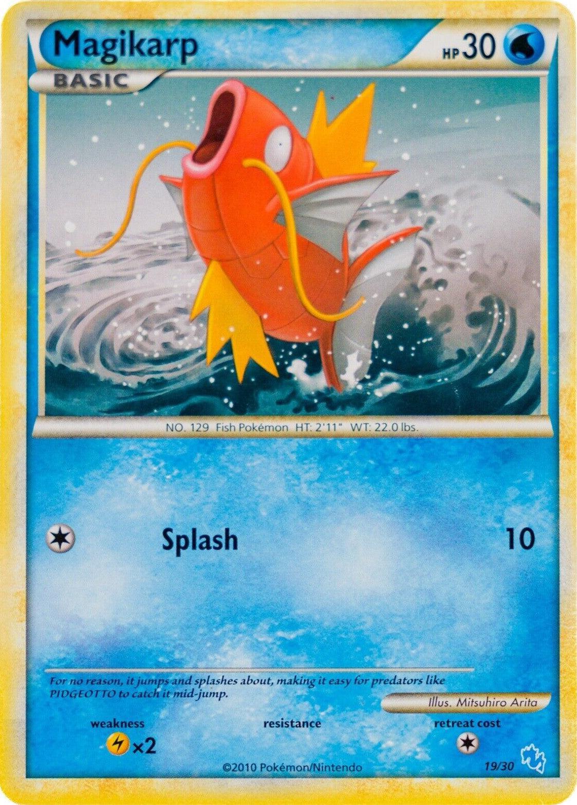19, HeartGold & SoulSilver: Trainer Kit - Gyarados, Lightning[×2], Normal, Promo, Water Magikarp (19/30) [HeartGold & SoulSilver: Trainer Kit - Gyarados] - Trading Card World
