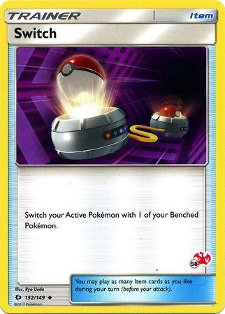 132, Battle Academy 2020, Item, Normal, Promo Switch (132/149) (Charizard Stamp #58) [Battle Academy 2020] - Trading Card World