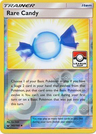 142, Item, Promo, Reverse Holofoil, Sun & Moon: Celestial Storm Rare Candy (142/168) (League Promo) [Sun & Moon: Celestial Storm] - Trading Card World