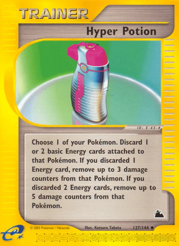 127, Item, Normal, Reverse Holofoil, Skyridge, Uncommon Hyper Potion (127/144) [Skyridge] - Trading Card World