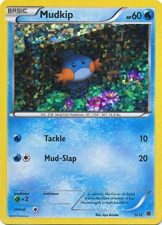 Grass[×2], Holofoil, McDonald's Promos: 2015 Collection, Promo, Water Mudkip (5/12) [McDonald's Promos: 2015 Collection] - Trading Card World