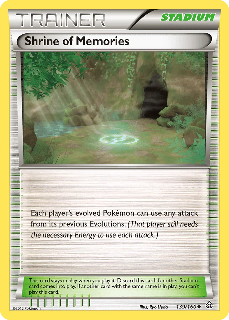 139, Normal, Reverse Holofoil, Stadium, Uncommon, XY: Primal Clash Shrine of Memories (139/160) [XY: Primal Clash] - Trading Card World