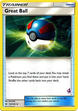 119, Battle Academy 2020, Item, Normal, Promo Great Ball (119/149) (Mewtwo Deck) [Battle Academy 2020] - Trading Card World