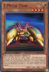 1st Edition, Common, Light, Machine, Speed Duel: Battle City Box, Union/Effect Monster Z-Metal Tank [SBCB-EN065] Common - Trading Card World