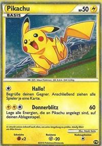 Fighting [x2], Holofoil, Lightning, Metal [-20], Pikachu World Collection Promos, Promo, PW6 Pikachu (PW6) (German) [Pikachu World Collection Promos] - Trading Card World