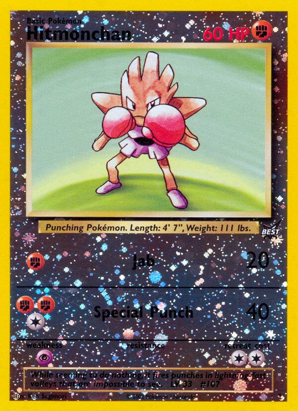 Best of Promos, Fighting, Promo, Psychic[×2], Reverse Holofoil Hitmonchan (2) [Best of Promos] - Trading Card World