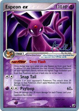 102, Normal, Psychic, Psychic[x2], Ultra Rare, World Championships 2006 Espeon ex (102/115) (Eeveelutions - Jimmy Ballard) [World Championships 2006] - Trading Card World