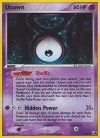 EX: Unseen Forces, Holo Rare, Holofoil, Psychic Unown (V) (V/28) [EX: Unseen Forces] - Trading Card World