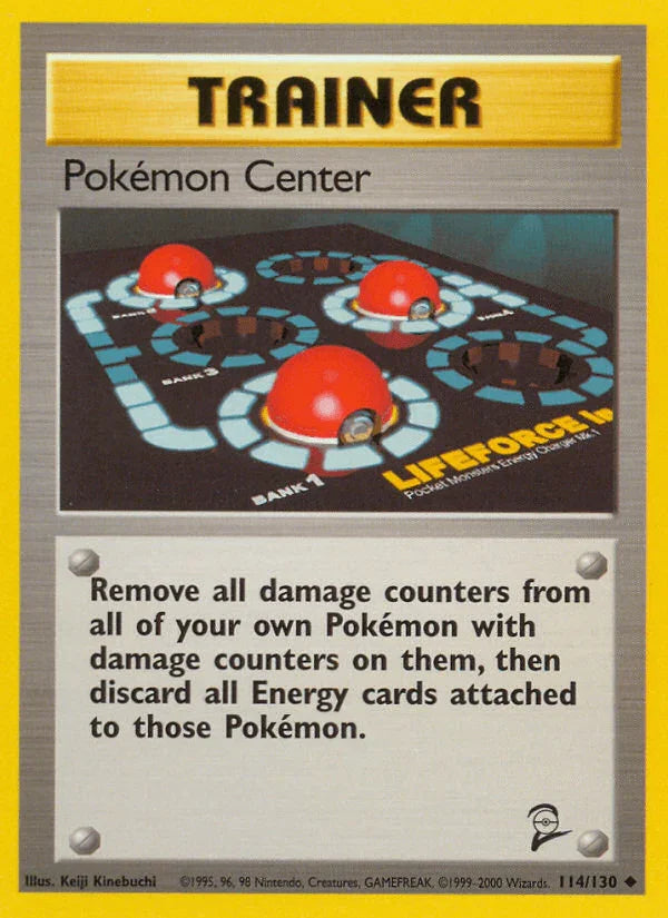 114, Base Set 2, Normal, Trainer, Uncommon Pokemon Center (114/130) [Base Set 2] - Trading Card World