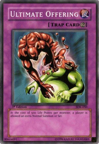 1st Edition, Common, Continuous Trap, Starter Deck: Kaiba, Trap, Unlimited Ultimate Offering [SDK-050] Common - Trading Card World