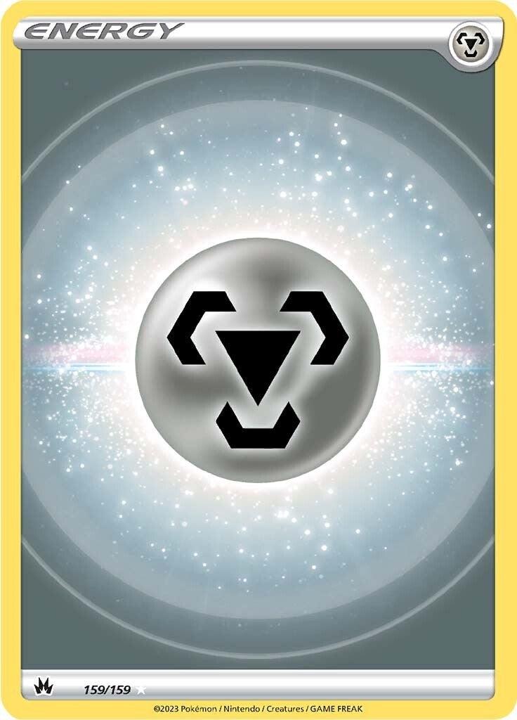 159, Holofoil, Metal, Sword & Shield: Crown Zenith, Ultra Rare Metal Energy (159/159) (Texture Full Art) [Sword & Shield: Crown Zenith] - Trading Card World