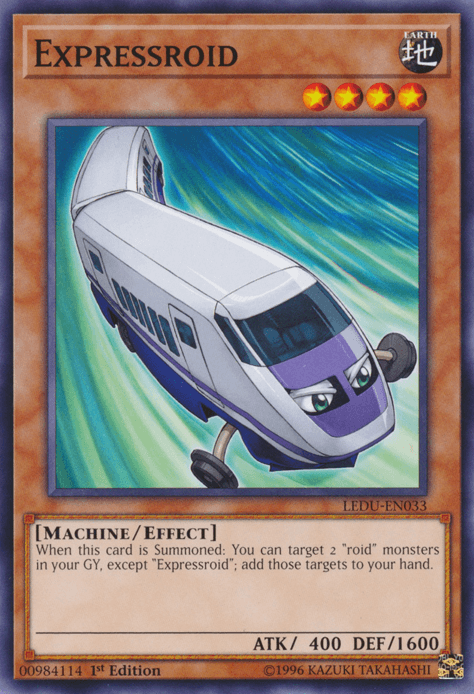1st Edition, Common, Earth, Effect Monster, Legendary Duelists, Machine Expressroid [LEDU-EN033] Common - Trading Card World