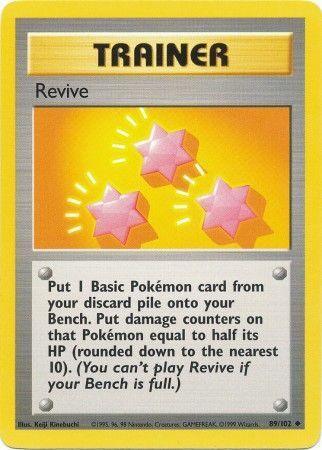 89, Base Set Unlimited, Normal, Trainer, Uncommon Revive (89/102) [Base Set Unlimited] - Trading Card World