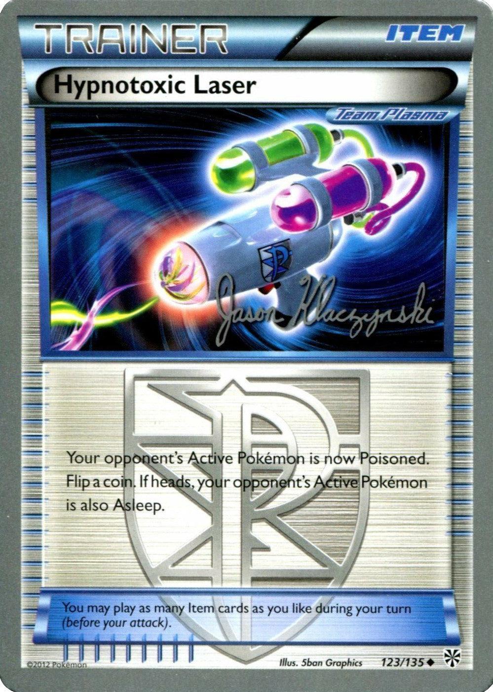 123, Item, Normal, Uncommon, World Championships 2013 Hypnotoxic Laser (123/135) (Darkrai Deck - Jason Klaczynski) [World Championships 2013] - Trading Card World
