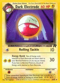 34, Fighting[×2], Lightning, Normal, Team Rocket Unlimited, Uncommon Dark Electrode (34/82) [Team Rocket Unlimited] - Trading Card World