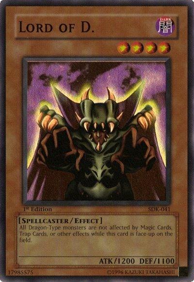 1st Edition, Dark, Effect Monster, Spellcaster, Starter Deck: Kaiba, Super Rare, Unlimited Lord of D. [SDK-041] Super Rare - Trading Card World