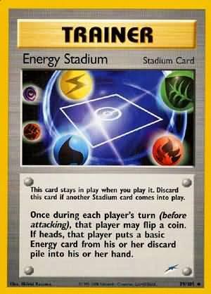 99, Neo Destiny Unlimited, Normal, Stadium, Uncommon Energy Stadium (99/105) [Neo Destiny Unlimited] - Trading Card World