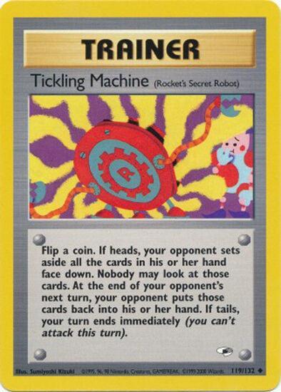 119, Gym Heroes Unlimited, Item, Normal, Uncommon Tickling Machine (119/132) [Gym Heroes Unlimited] - Trading Card World