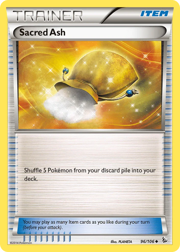 96, Item, Normal, Reverse Holofoil, Uncommon, XY: Flashfire Sacred Ash (96/106) [XY: Flashfire] - Trading Card World