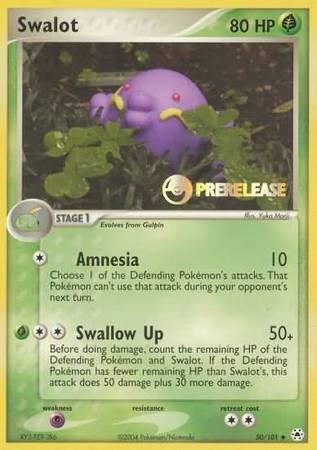 50, Grass, Nintendo: Black Star Promos, Normal, Promo, Psychic[×2] Swalot (50/101) (Prerelease Promo) [Nintendo: Black Star Promos] - Trading Card World