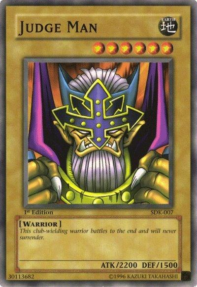 1st Edition, Common, Earth, Normal Monster, Starter Deck: Kaiba, Unlimited, Warrior Judge Man [SDK-007] Common - Trading Card World