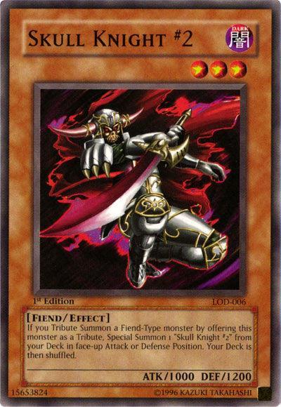 1st Edition, Common, Dark, Effect Monster, Fiend, Legacy of Darkness, Unlimited Skull Knight #2 [LOD-006] Common - Trading Card World