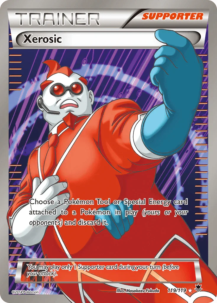 119, Holofoil, Supporter, Ultra Rare, XY: Phantom Forces Xerosic (119/119) [XY: Phantom Forces] - Trading Card World