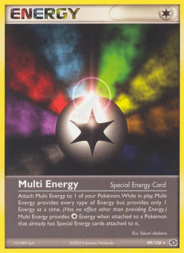 89, EX: Emerald, Normal, Rare, Special Energy Multi Energy (89/106) [EX: Emerald] - Trading Card World