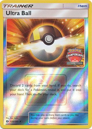 135, Item, Promo, Reverse Holofoil, Sun & Moon: Base Set Ultra Ball (135/149) (NA Championship Promo) [Sun & Moon: Base Set] - Trading Card World