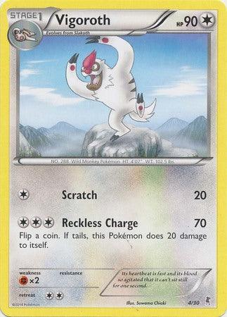 Colorless, Fighting[×2], Normal, Promo, XY: Trainer Kit 1 - Bisharp Vigoroth (4/30) [XY: Trainer Kit 1 - Bisharp] - Trading Card World